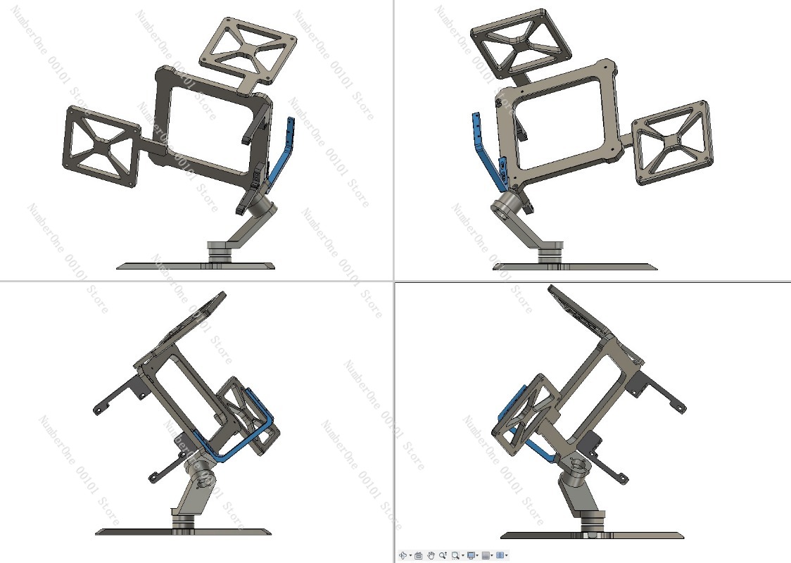B30 Rotatable Gimbal Open ITX  - đánh giá và giá Aluminum Open Frame Test Bench Water Cooling